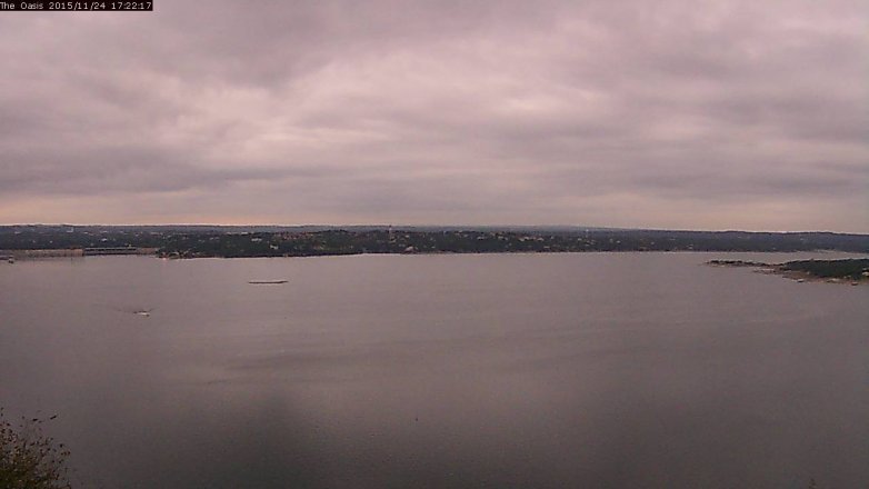 Lake Travis webcam, November 24, 2015 4:30 PM CT