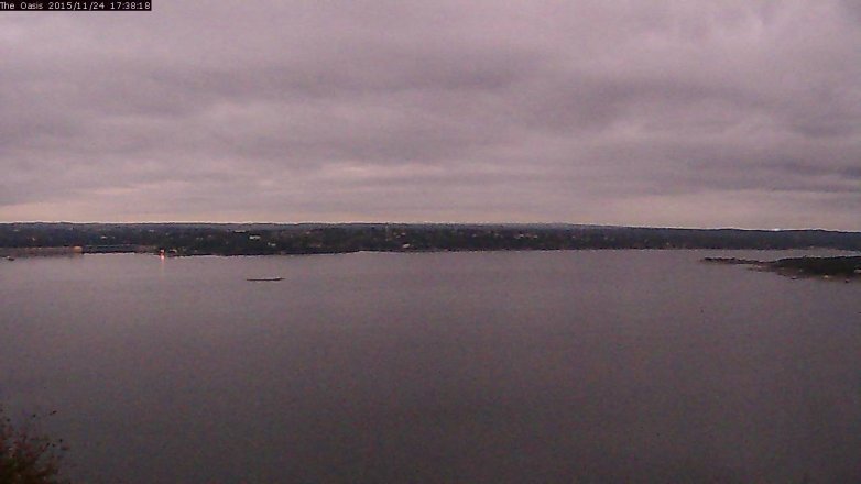 Lake Travis webcam, November 24, 2015 4:45 PM CT