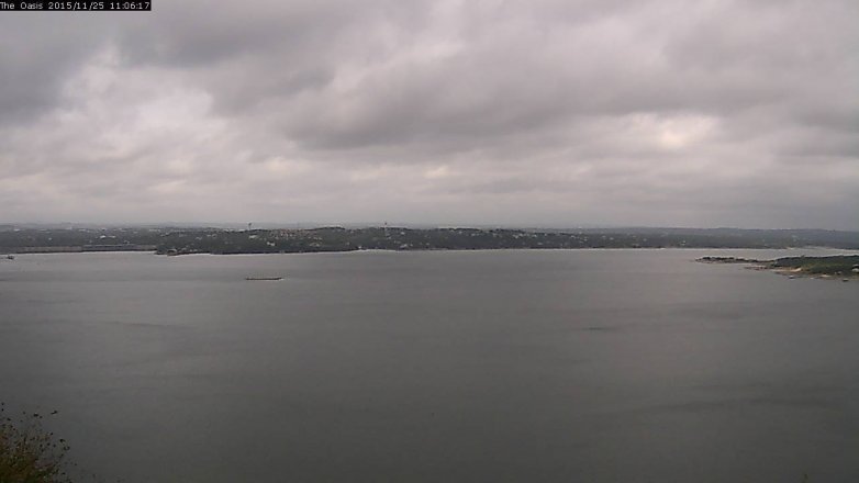 Lake Travis webcam, November 25, 2015 10:15 AM CT