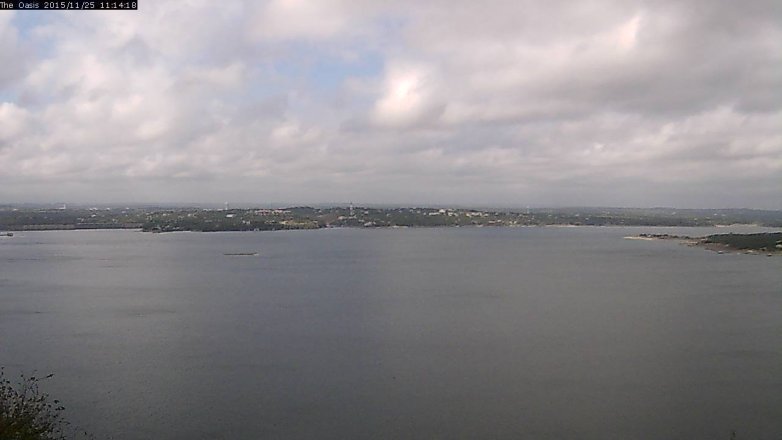 Lake Travis webcam, November 25, 2015 10:20 AM CT