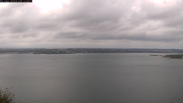 Lake Travis webcam, November 25, 2015 10:50 AM CT