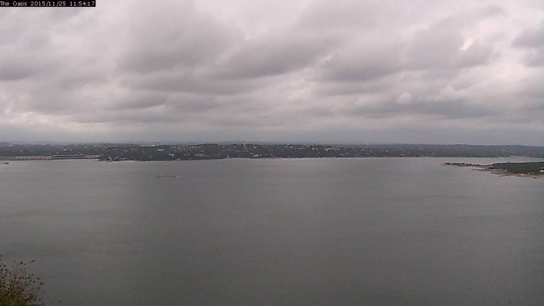 Lake Travis webcam, November 25, 2015 11:00 AM CT