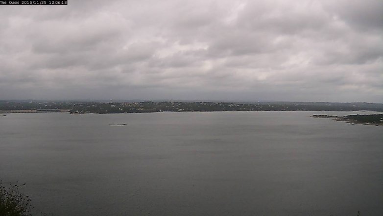 Lake Travis webcam, November 25, 2015 11:15 AM CT