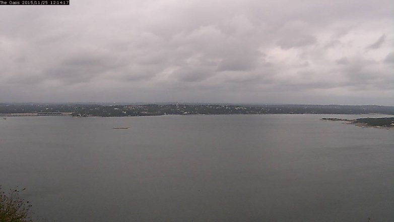 Lake Travis webcam, November 25, 2015 11:20 AM CT