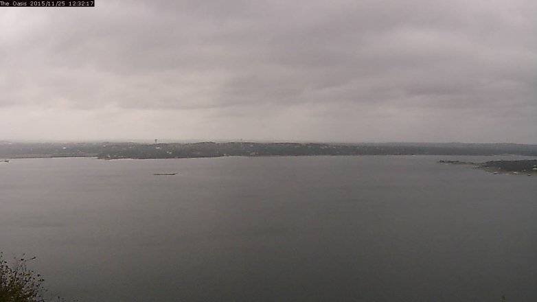 Lake Travis webcam, November 25, 2015 11:40 AM CT