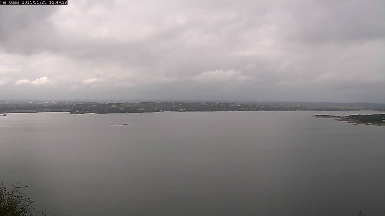 Lake Travis webcam, November 25, 2015 11:50 AM CT