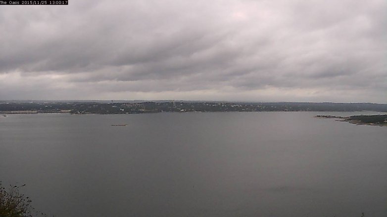 Lake Travis webcam, November 25, 2015 12:05 PM CT