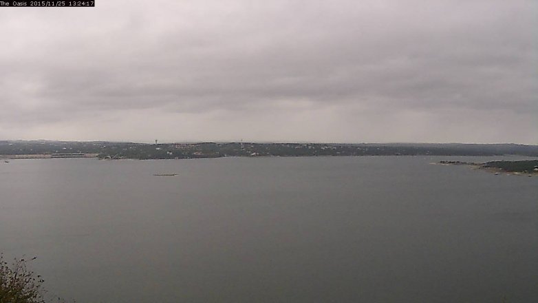 Lake Travis webcam, November 25, 2015 12:30 PM CT
