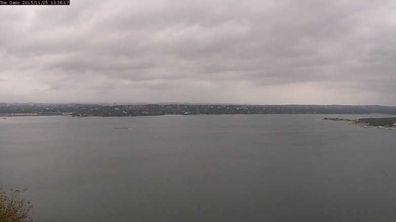 Lake Travis webcam, November 25, 2015 12:45 PM CT