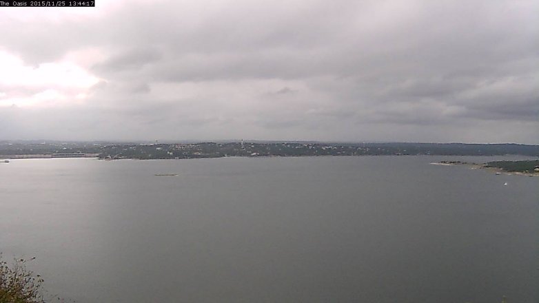 Lake Travis webcam, November 25, 2015 12:50 PM CT