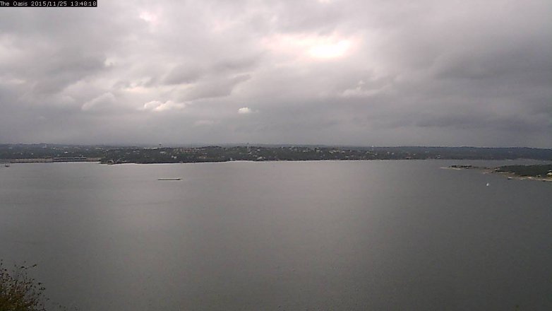 Lake Travis webcam, November 25, 2015 12:55 PM CT