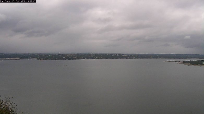 Lake Travis webcam, November 25, 2015 1:00 PM CT