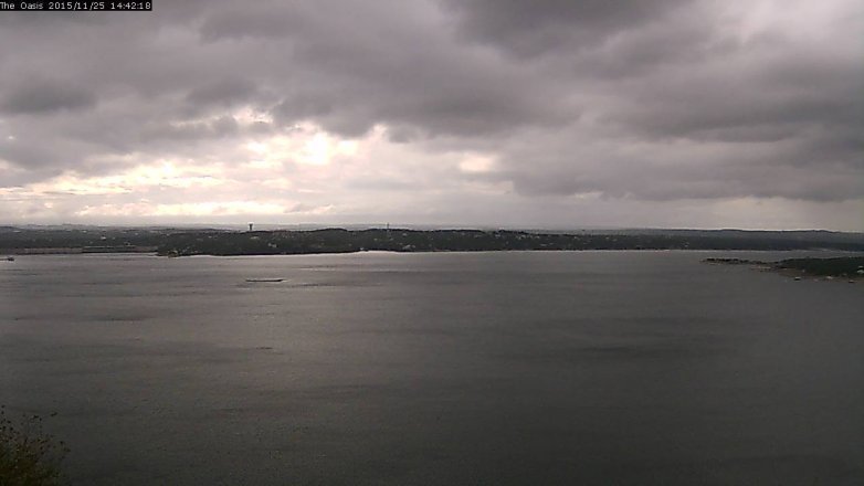 Lake Travis webcam, November 25, 2015 1:50 PM CT