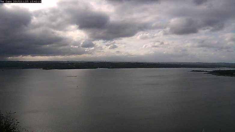 Lake Travis webcam, November 25, 2015 2:50 PM CT