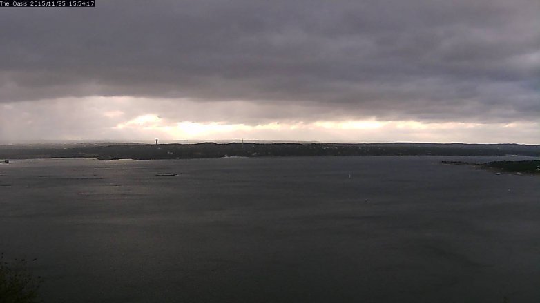 Lake Travis webcam, November 25, 2015 3:00 PM CT