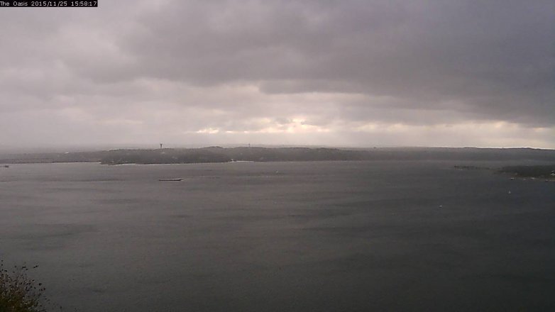 Lake Travis webcam, November 25, 2015 3:05 PM CT