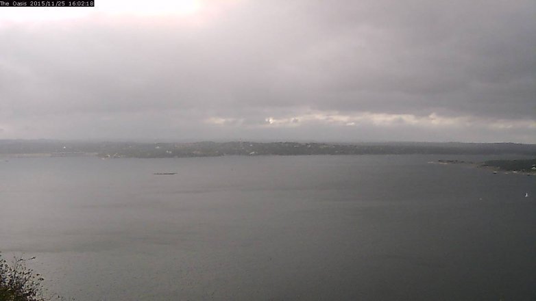 Lake Travis webcam, November 25, 2015 3:10 PM CT