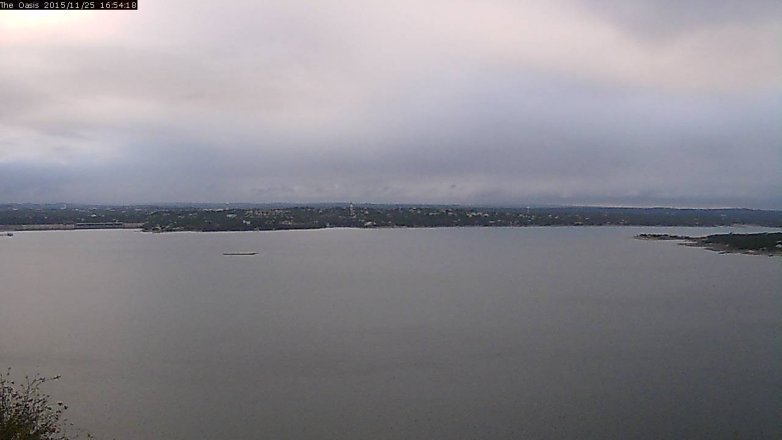 Lake Travis webcam, November 25, 2015 4:00 PM CT