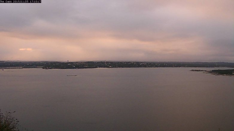 Lake Travis webcam, November 25, 2015 4:15 PM CT