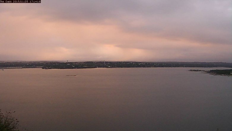Lake Travis webcam, November 25, 2015 4:20 PM CT