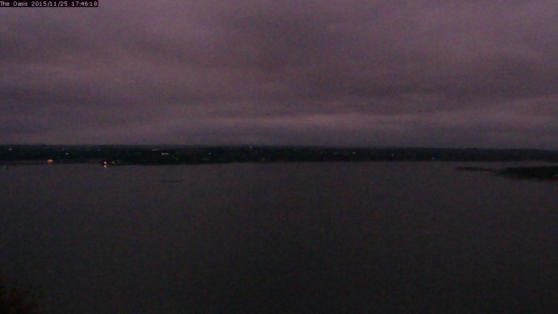 Lake Travis webcam, November 25, 2015 4:50 PM CT