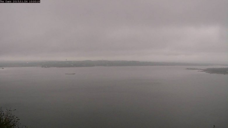 Lake Travis webcam, November 26, 2015 9:05 AM CT