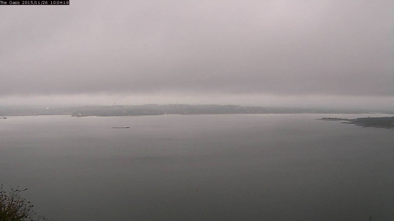 Lake Travis webcam, November 26, 2015 9:10 AM CT