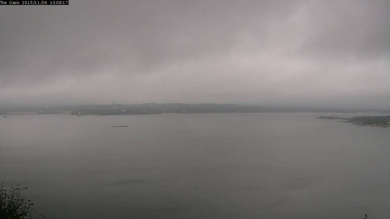 Lake Travis webcam, November 26, 2015 9:15 AM CT