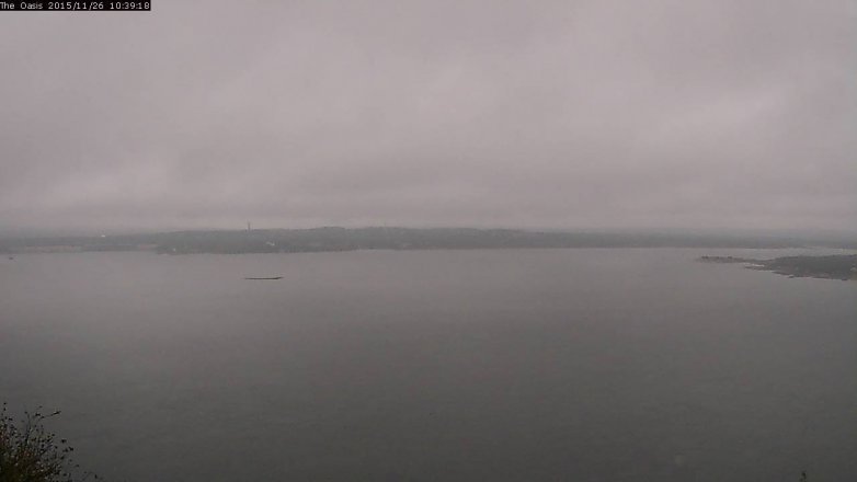 Lake Travis webcam, November 26, 2015 9:45 AM CT
