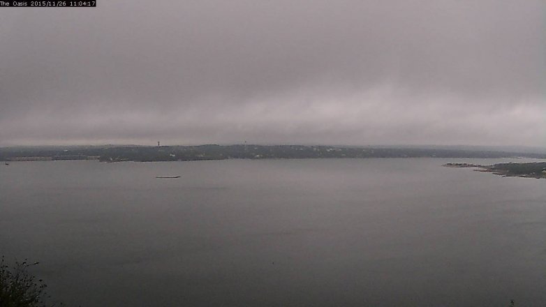 Lake Travis webcam, November 26, 2015 10:10 AM CT