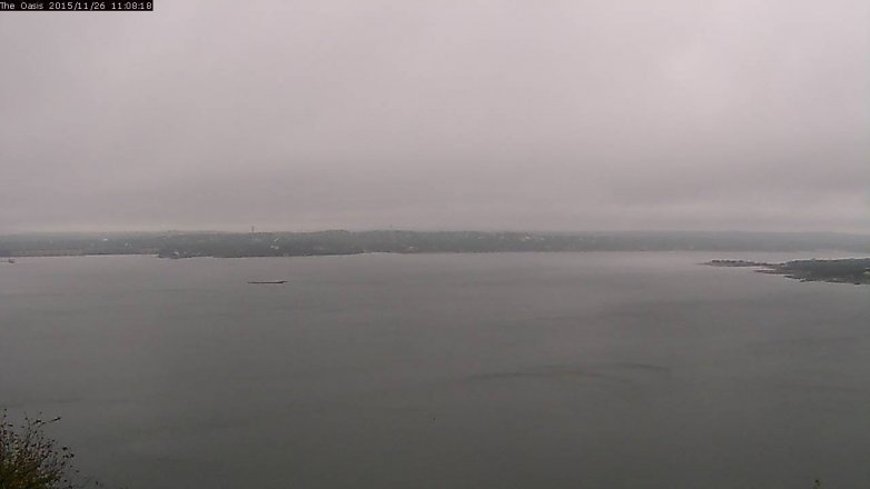 Lake Travis webcam, November 26, 2015 10:15 AM CT