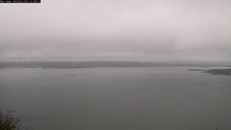 Lake Travis webcam, November 26, 2015 10:35 AM CT