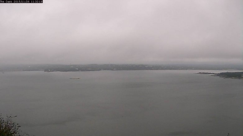 Lake Travis webcam, November 26, 2015 10:40 AM CT