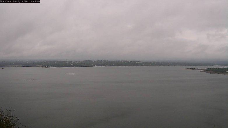 Lake Travis webcam, November 26, 2015 10:55 AM CT