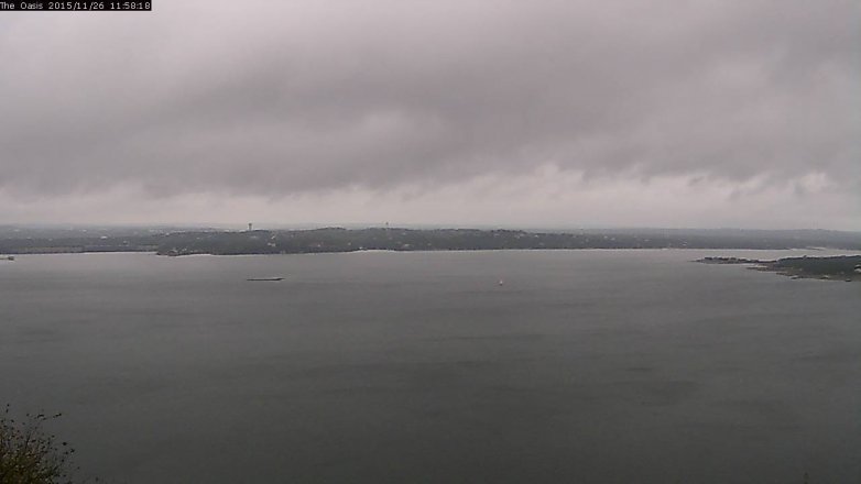 Lake Travis webcam, November 26, 2015 11:05 AM CT