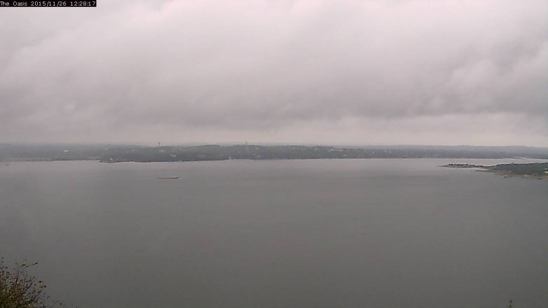 Lake Travis webcam, November 26, 2015 11:35 AM CT