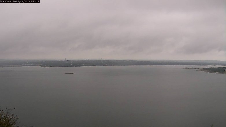 Lake Travis webcam, November 26, 2015 11:40 AM CT