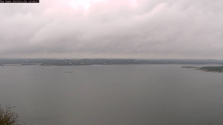 Lake Travis webcam, November 26, 2015 11:45 AM CT