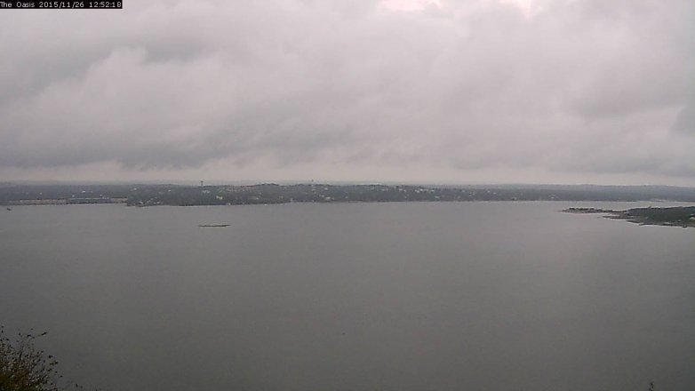 Lake Travis webcam, November 26, 2015 12:00 PM CT