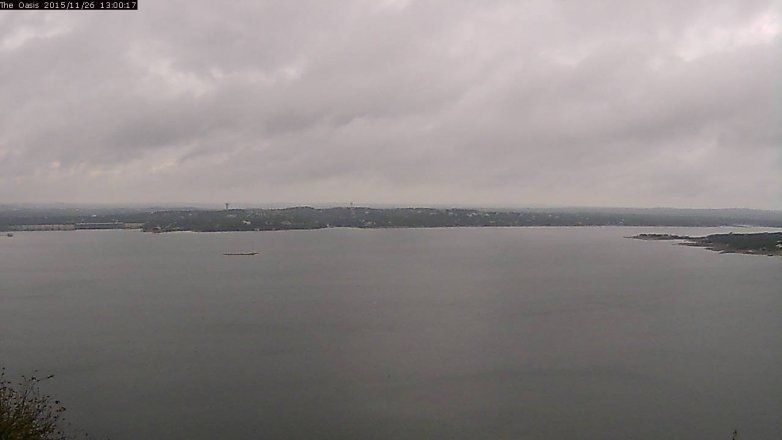 Lake Travis webcam, November 26, 2015 12:05 PM CT