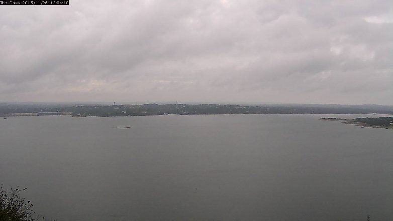Lake Travis webcam, November 26, 2015 12:10 PM CT