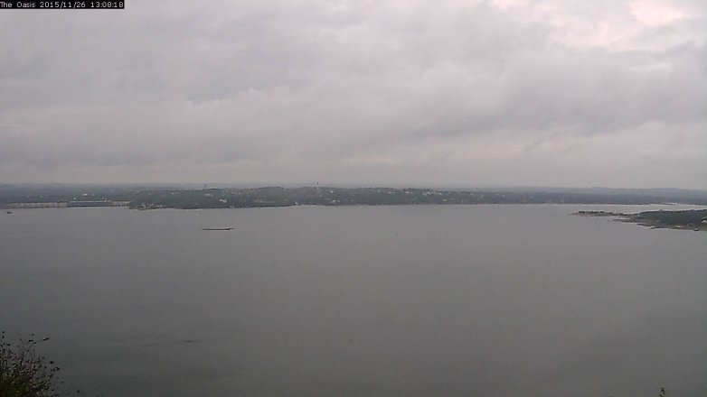 Lake Travis webcam, November 26, 2015 12:15 PM CT