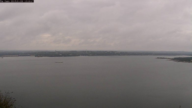 Lake Travis webcam, November 26, 2015 12:20 PM CT