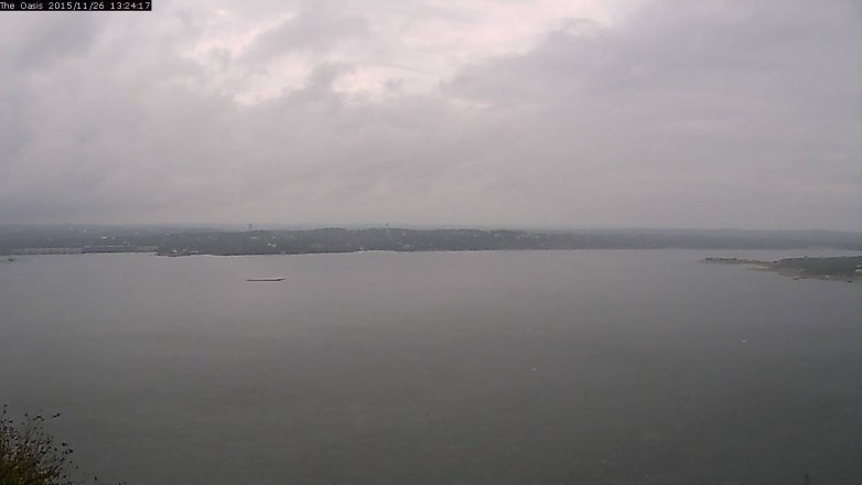 Lake Travis webcam, November 26, 2015 12:30 PM CT