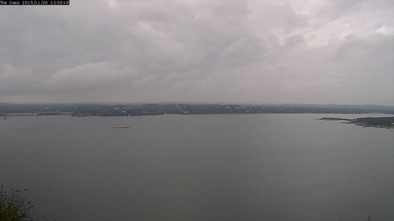 Lake Travis webcam, November 26, 2015 12:35 PM CT