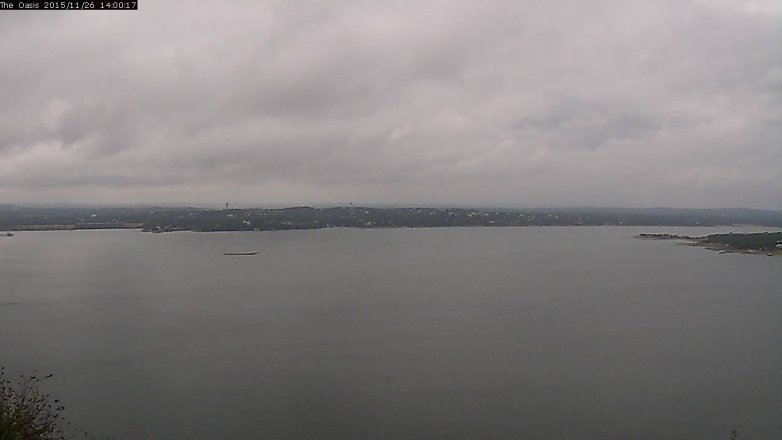 Lake Travis webcam, November 26, 2015 1:05 PM CT