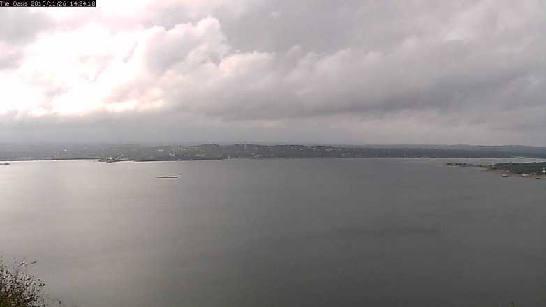 Lake Travis webcam, November 26, 2015 1:30 PM CT