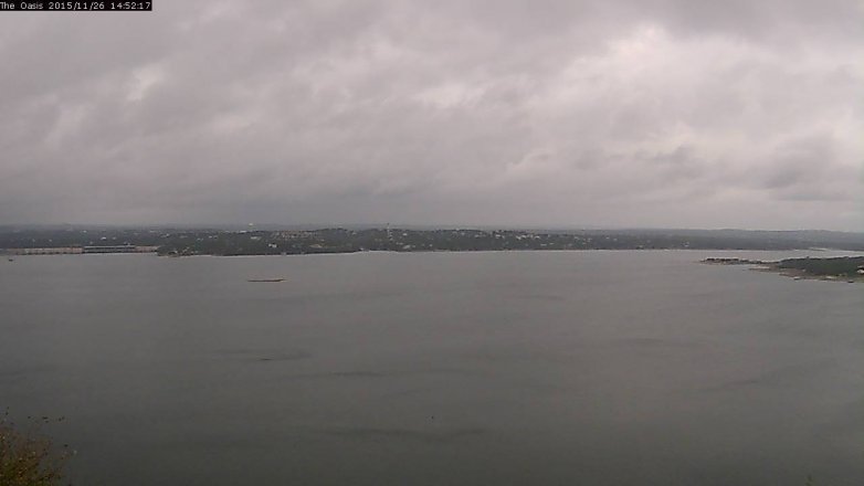 Lake Travis webcam, November 26, 2015 2:00 PM CT
