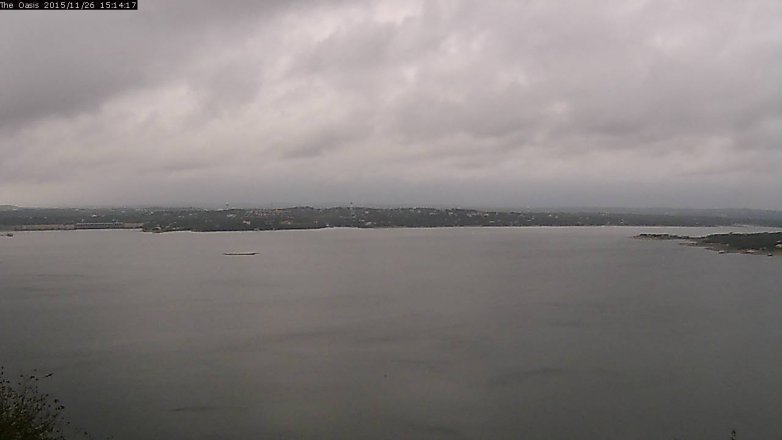 Lake Travis webcam, November 26, 2015 2:20 PM CT