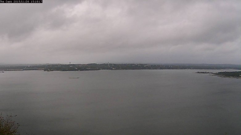 Lake Travis webcam, November 26, 2015 2:25 PM CT